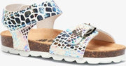 Groot meisjes bio sandalen - Zilver - Maat 24