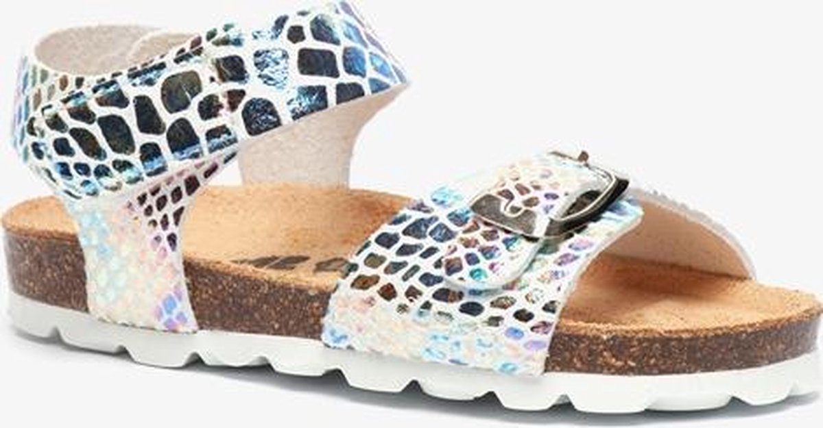 Groot meisjes bio sandalen - Zilver - Maat 24