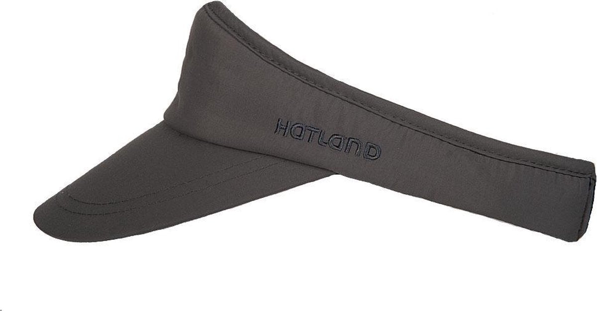 Hatland - Verkoelende zonneklep voor heren - Novel - Antraciet - maat Onesize