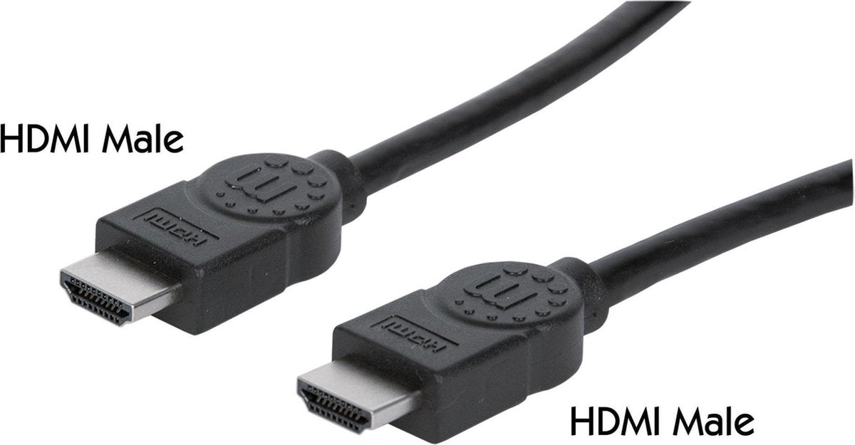 Manhattan HDMI kabels High Speed HDMI Cable w/ Ethernet Channel