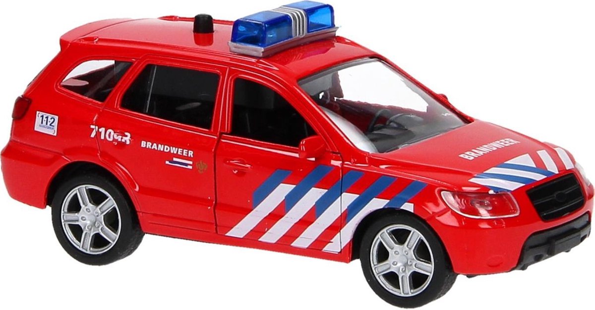 112 Auto Brandweer met Licht en Geluid
