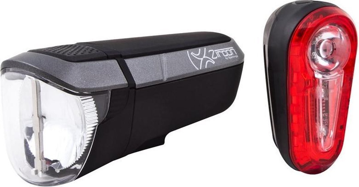 Spanninga Verlichtingsset Zircon/ruby3 Led Zwart