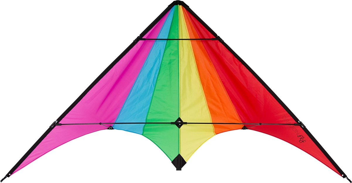 Dragon Fly Stuntvlieger - Ostro 165 - Paars/Blauw/Groen/Geel/Oranje