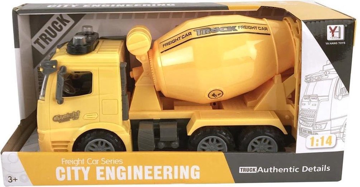Ya Hang Toys Cementwagen met Licht en Geluid 1:14