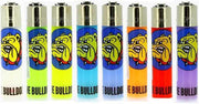 Clipper Aansteker - The Bulldog Assorted Colors - 4 stuks