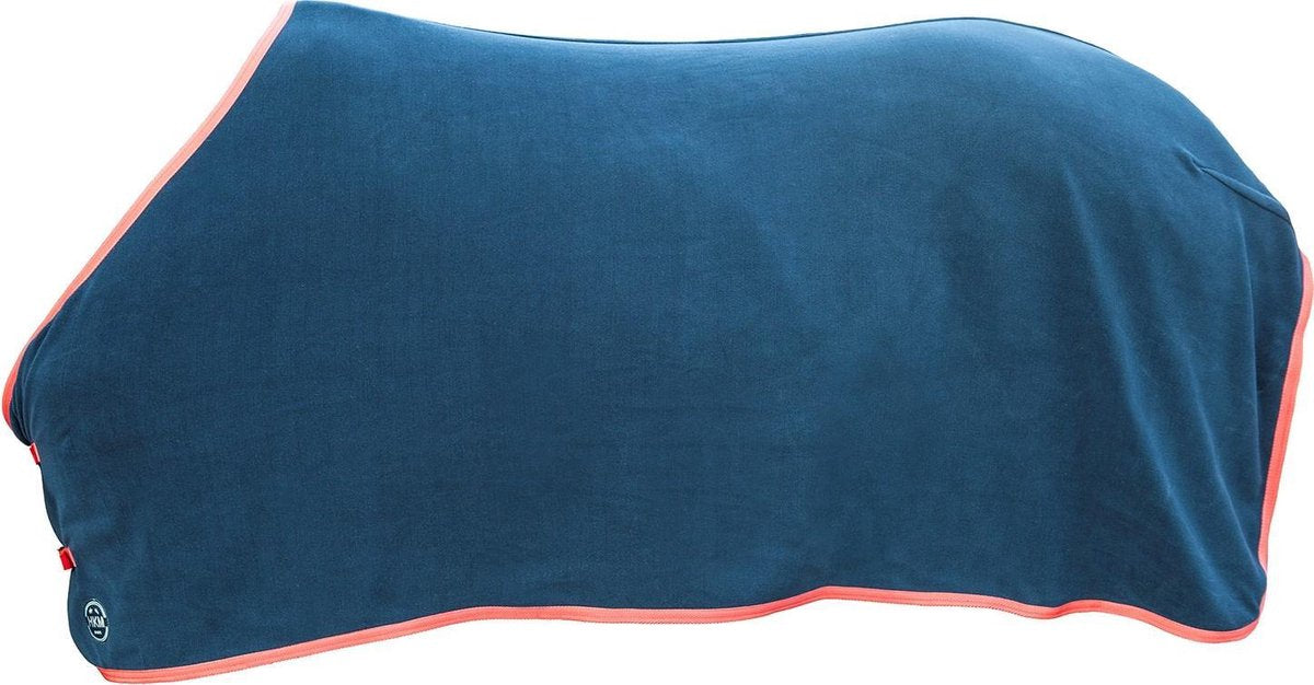 Zweetdeken -Equestrian- donkerblauw/rood 135