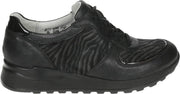 Waldlaufer 364013 H - Volwassenen Lage sneakers - Kleur: Zwart - Maat: 37.5