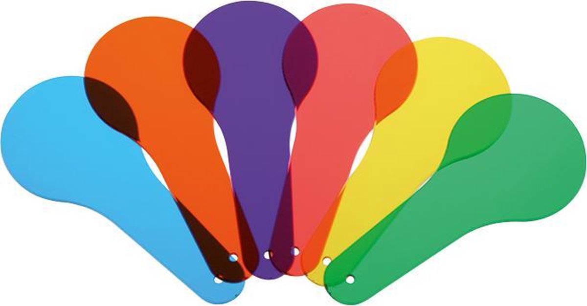 Kleurenwaaier met 6 kleuren
