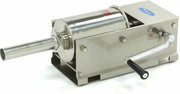 Worstenvuller 3 Liter - Horizontaal - RVS - 4 Vulbuizen - 2 Snelheden - Worstmachine / Worstvuller