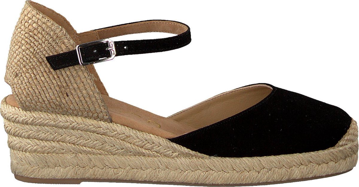 Unisa Cisca Espadrilles - Met Sleehak - Dames - Zwart - Maat 40