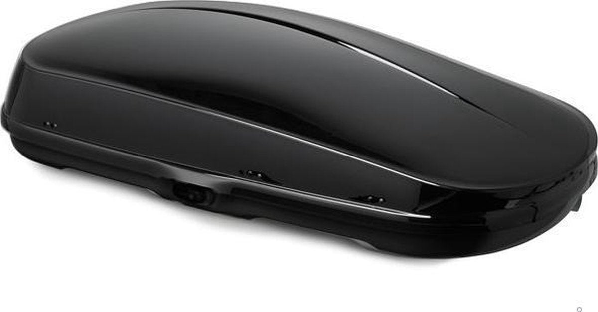 Tesla Model 3 S en Y Dakkoffer Yakima Tourcase 400 L Glossy Zwart Auto Exterieur Accessoires