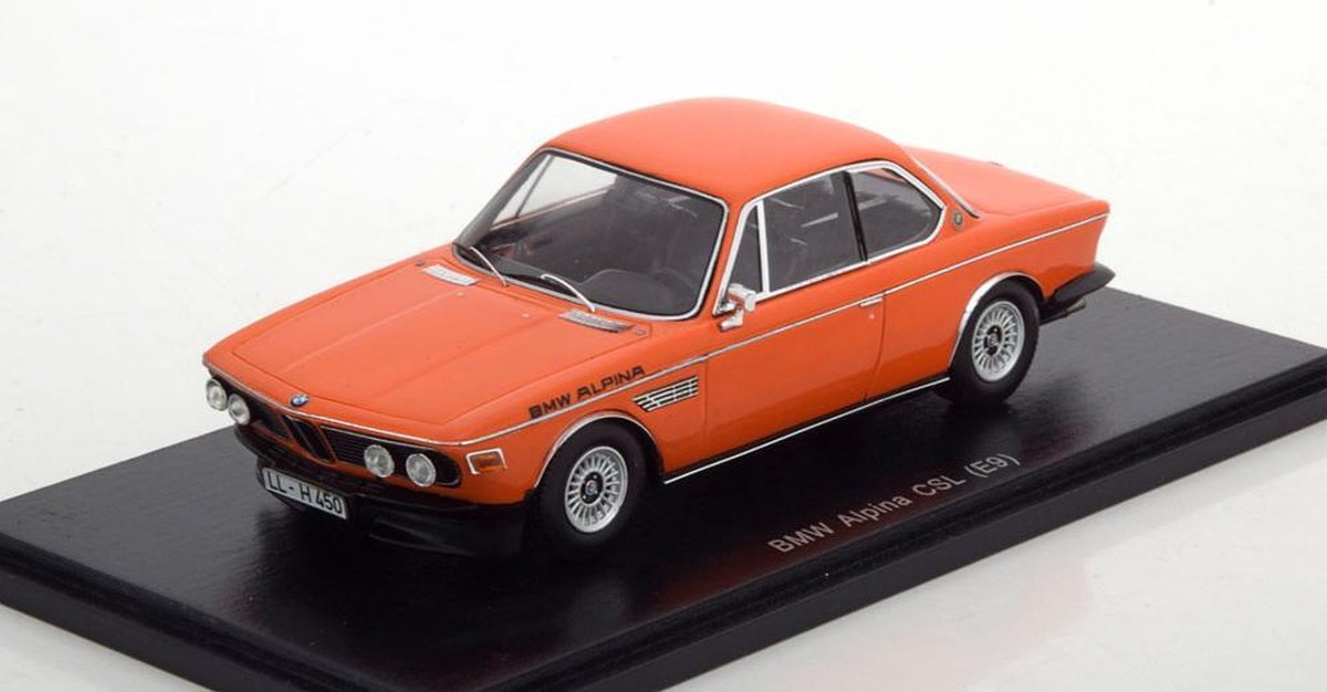 BMW Alpina CSL E9 Oranje 1-43 Spark