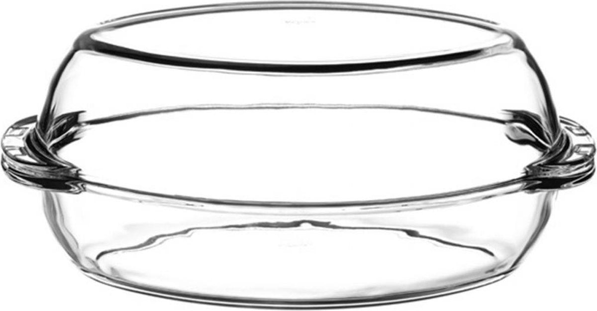 Borcam -  Ronde Ovenschaal Met Deksel - 1450 ml