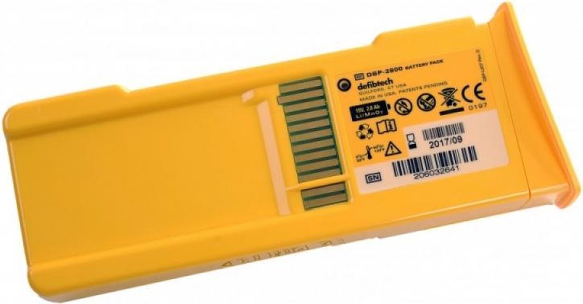 Defibtech LifeLine Batterij + 9V lithium