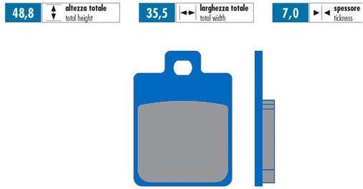 Remblokset Polini Piaggio