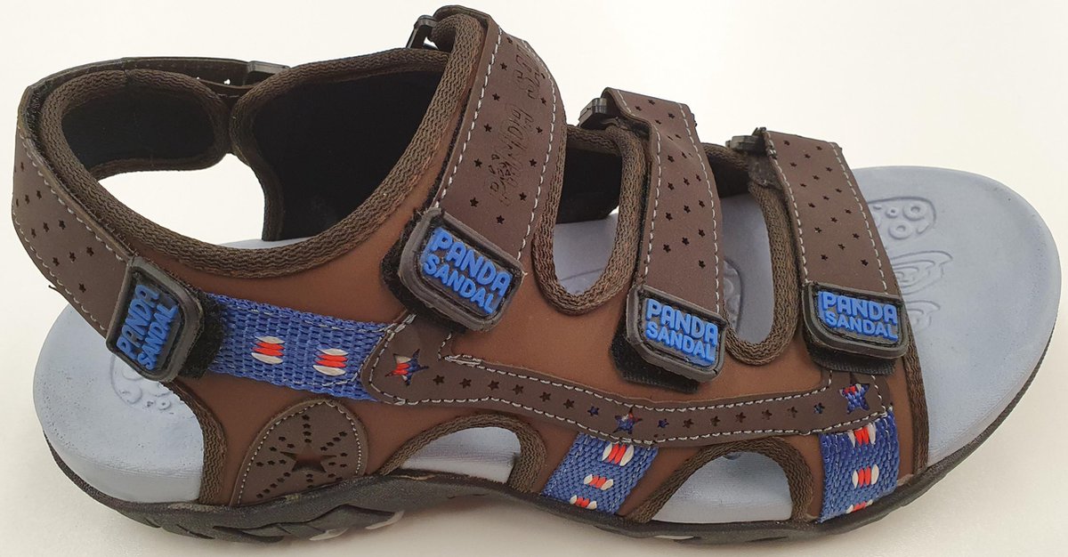 Heren Sandaal - Bruin/Blauw - Maat 41