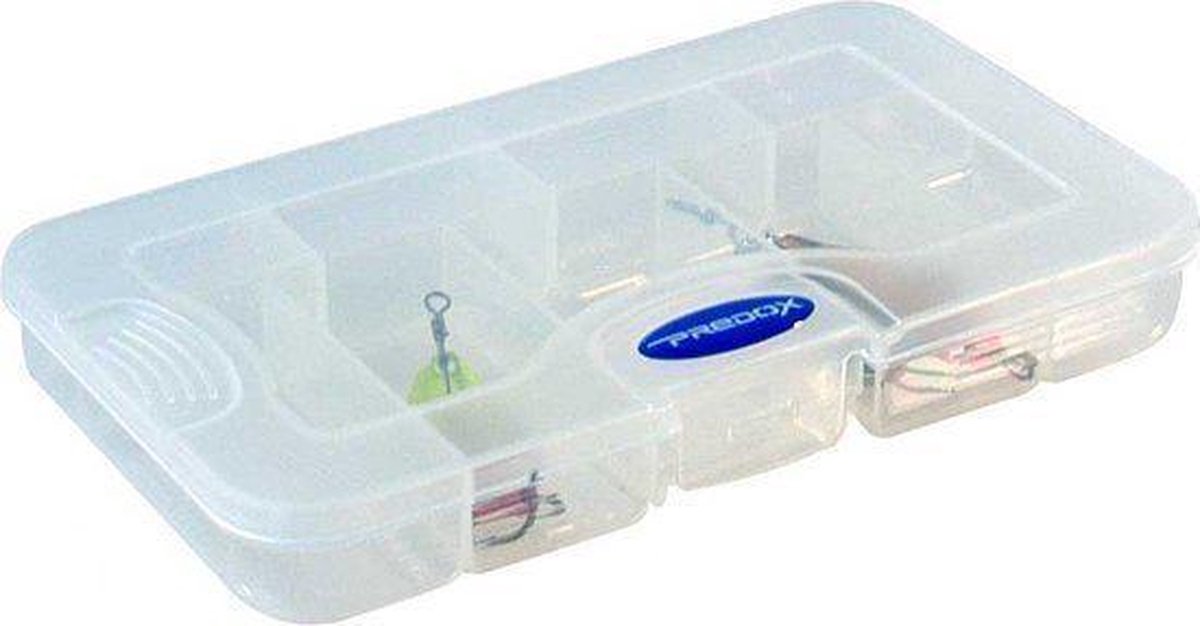 Predox T&G Tainer - Tacklebox - 16.5 x 9 x 2.5 cm - Transparant