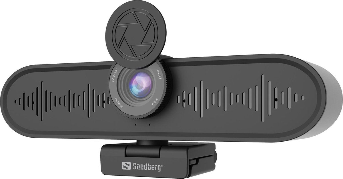 Sandberg All-in-1 ConfCam 4K 4Mic 4K-webcam 3840 x 2160 pix