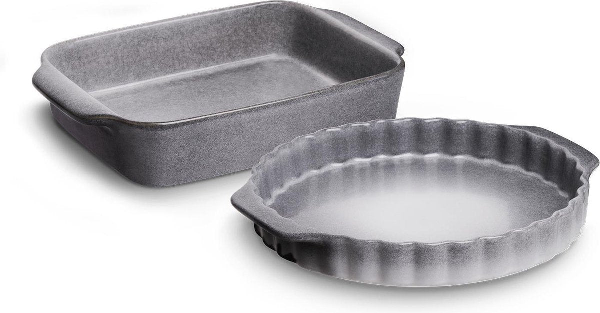 Ovenschaal Misty Cliff - Set 2-delig Ovenschotel en Taartvorm