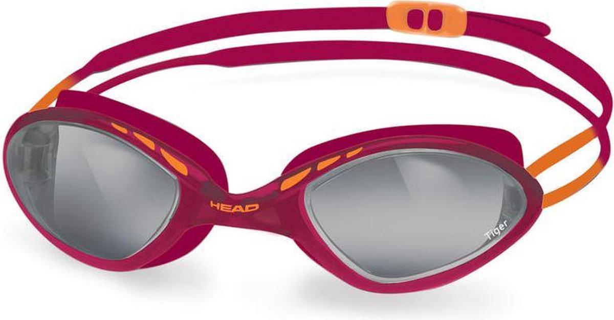 HEAD TIGER RACE Zwembril Smaller Fit Raspberry - Clear