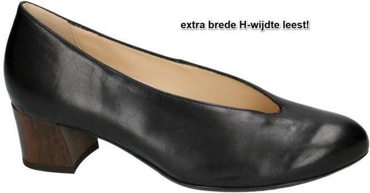 Hassia -Dames -  zwart - pumps & hakschoenen - maat 39