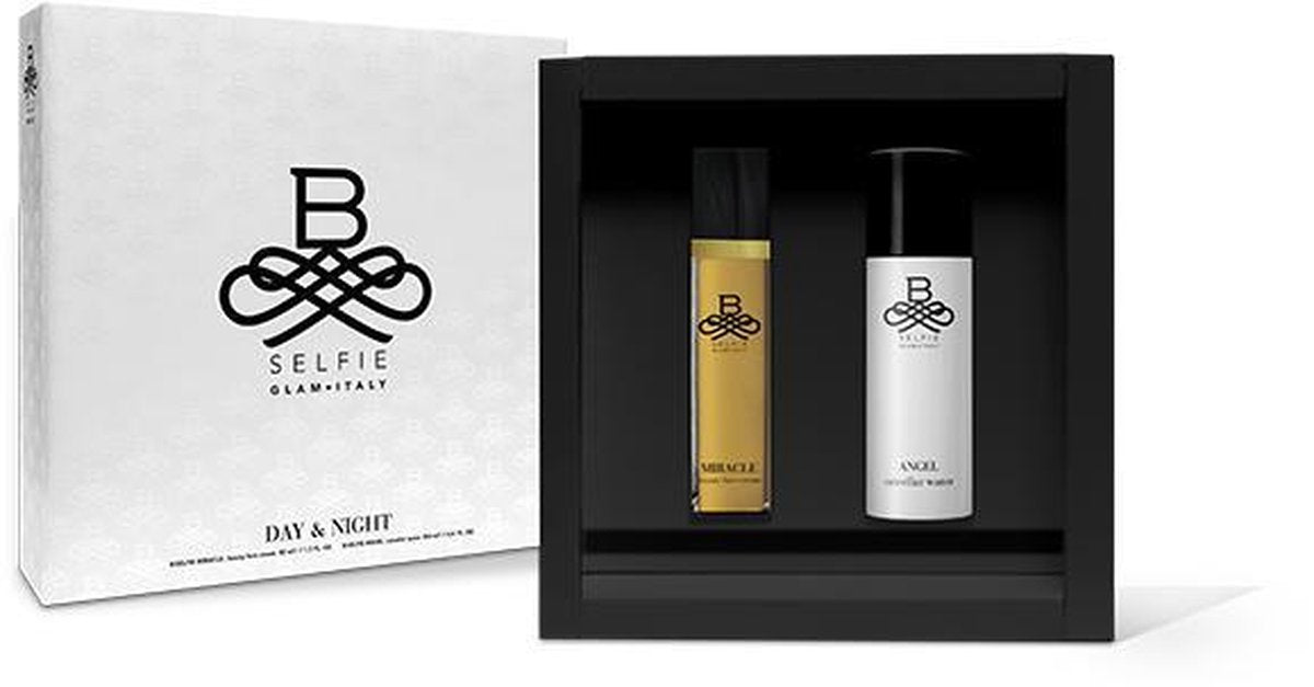 B-Selfie Day & Night Glam Set -  Miracle Luxury dag & nacht gezichtscrème en micellar water.