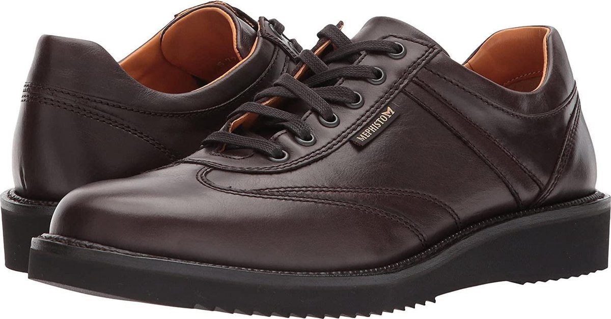Mephisto ADRIANO heren veterschoen - donkerbruin - maat 38.5