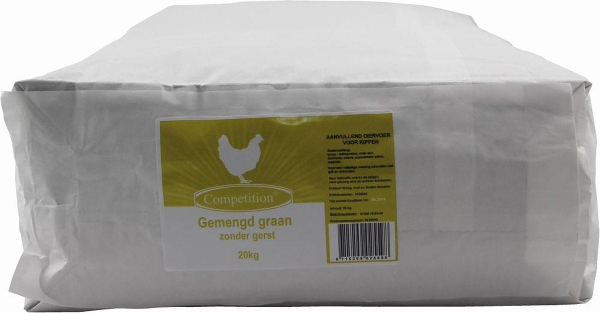Competition - Vogelvoer - Gemengd graan zonder gerst - 20KG