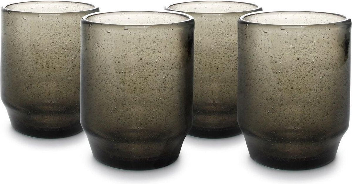 Tumbler drinkglas 340 ml (Smoke) set/4 Drip S&P