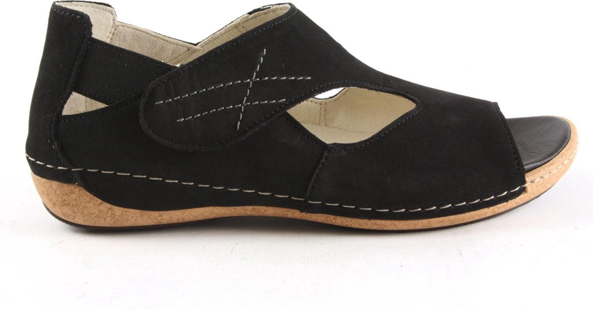 Waldlaufer Vrouwen Sandalen Kleur: Zwart Maat: 40