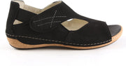 Waldlaufer Vrouwen Sandalen Kleur: Zwart Maat: 40