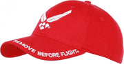 101inc baseball cap Remove Before Flight rood