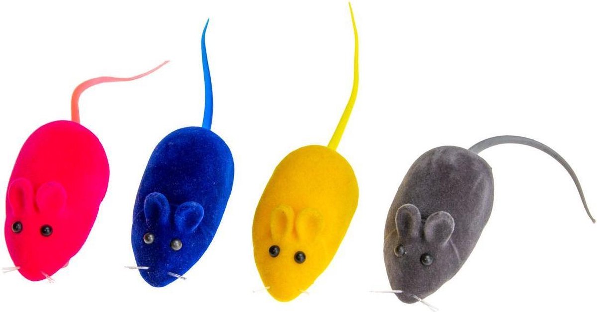 Mouse w. squeaker 6 cm