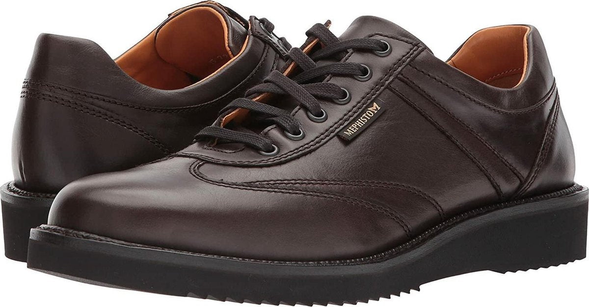 Mephisto ADRIANO heren veterschoen - donkerbruin - maat 46
