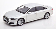 Audi A8 L 2018 (Zilver) (30cm) 1/18 Norev - Modelauto - Schaalmodel - Modelauto - Miniatuurauto - Miniatuur autos