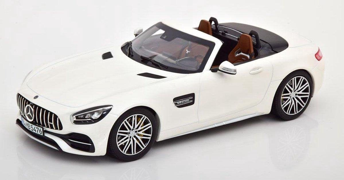 BMW Z4 Cabriolet 2018 (Wit) (25 cm) 1/18 Norev - Modelauto - Schaalmodel - Model auto - Miniatuurauto - Miniatuur autos