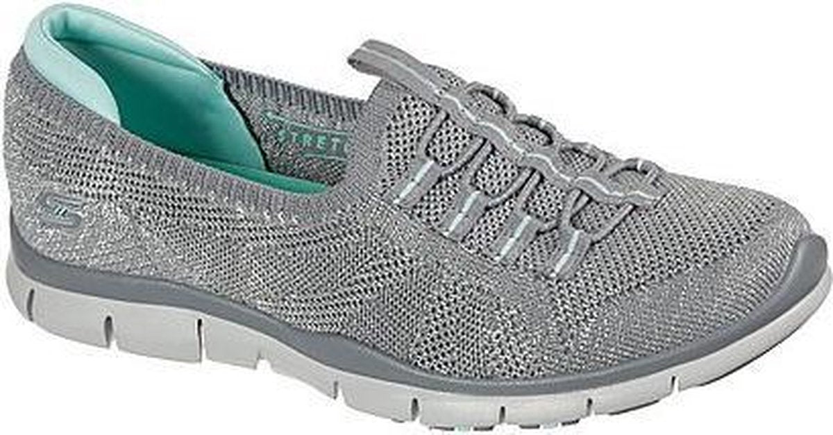Skechers  - GRATIS - MORE PLAYFUL - Womens - Gray/White - 40