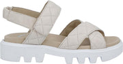 Ca Shott chunky dames sandaal taupe leer