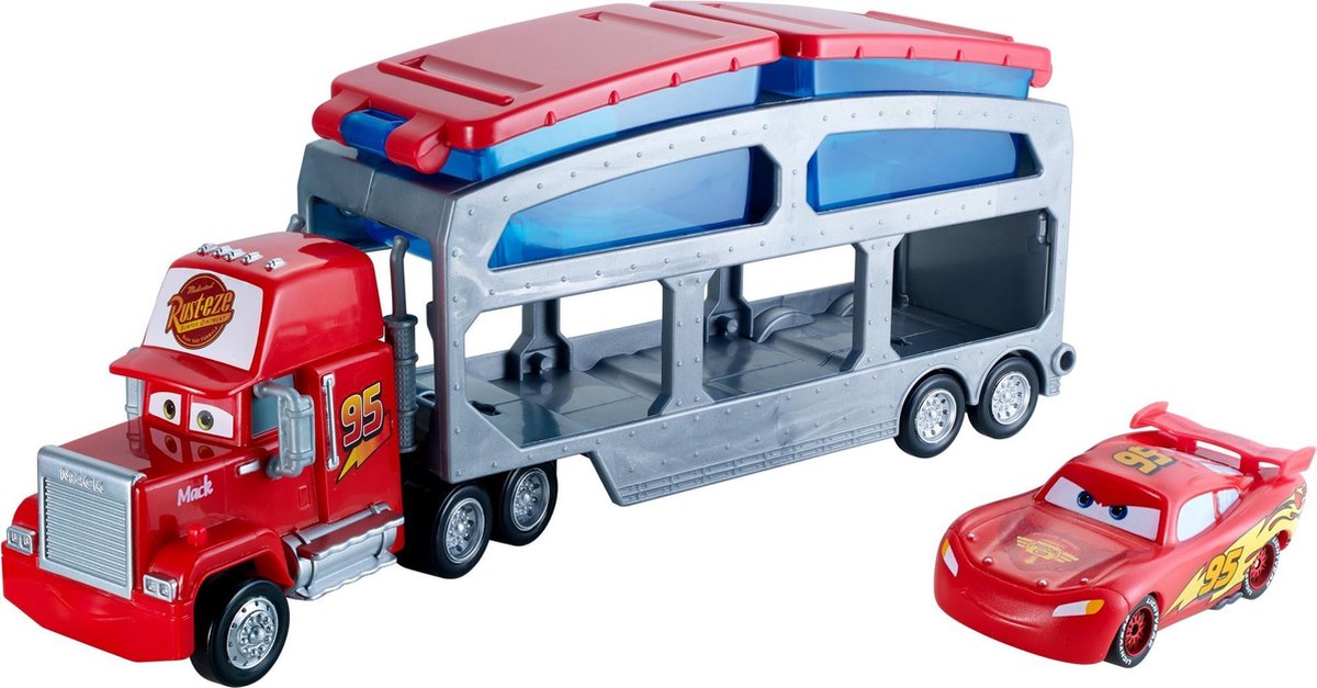 Disney Cars Color Changers Mack Dip & Dunk Trailer