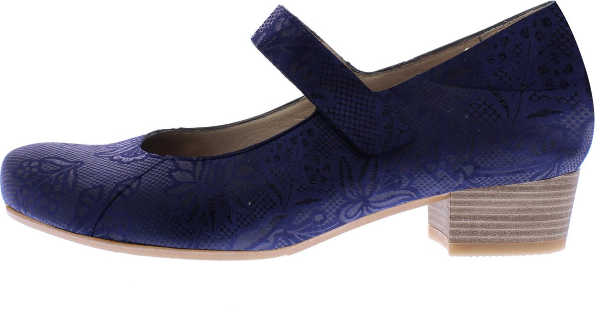 Verhulst Emily pump wijdte K 7309 - 25 - 58_2968 BS Blauw maat 6