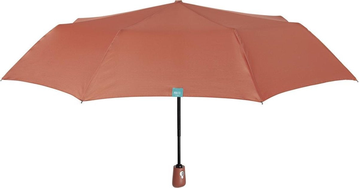 Perletti Mini-paraplu Automatisch 98 Cm Fiberglas Rood