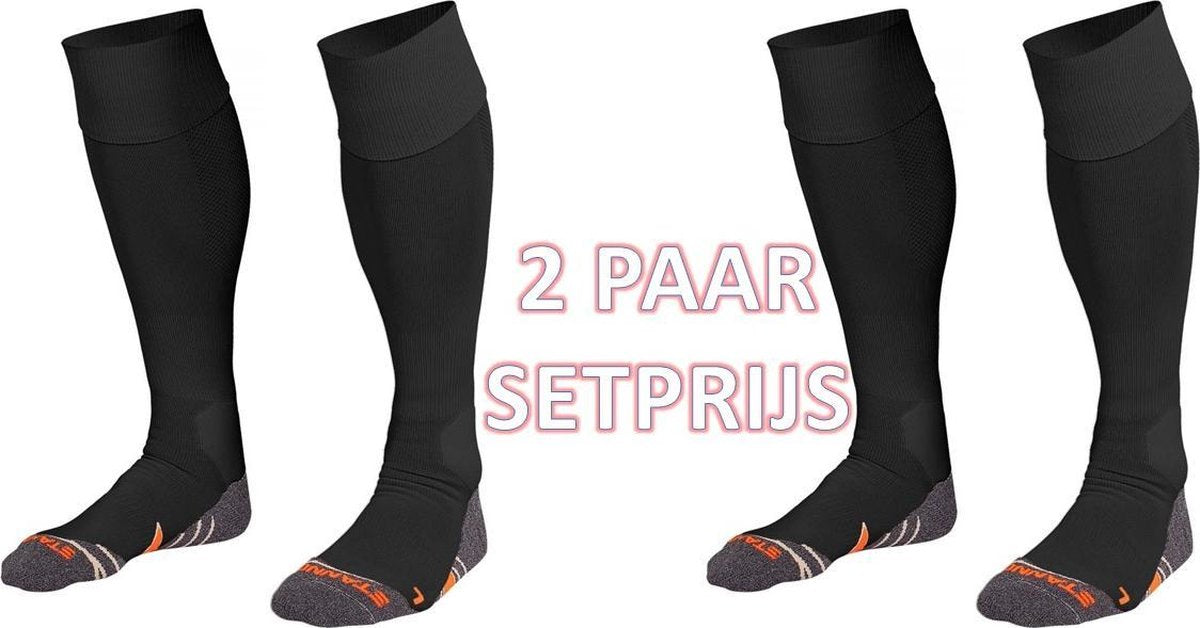 Stanno Uni Socke II Sportsokken - Zwart - Maat 25/29 SETPRIJS