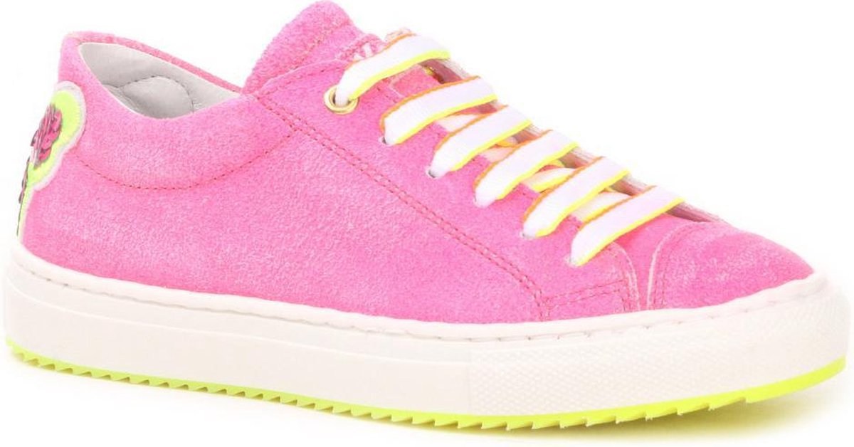 Kickers - Kick M.Modisch Met Vete 45520k - Meisjes - Roze - Vel Fluo ps Rosa