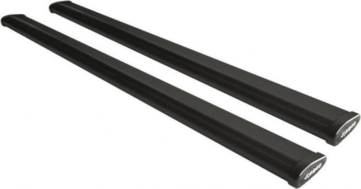 Farad Dakdragers - Skoda Citigo 3 deurs vanaf 2012 - Glad dak - 100kg Laadvermogen - Aluminium -Wingbar - Zwart