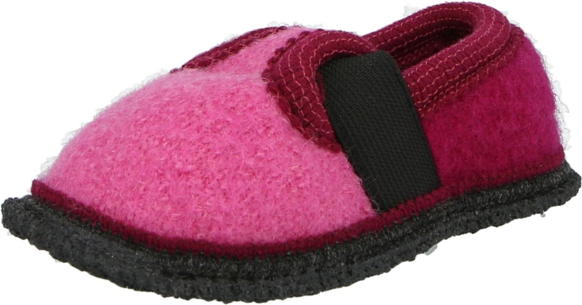 Beck huisschoenen bobby Donkerroze-21