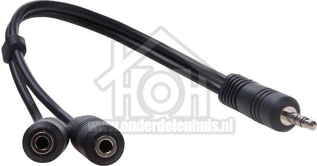 Jack Splitter 3.5mm Male - 2x Contra 3.5mm Female