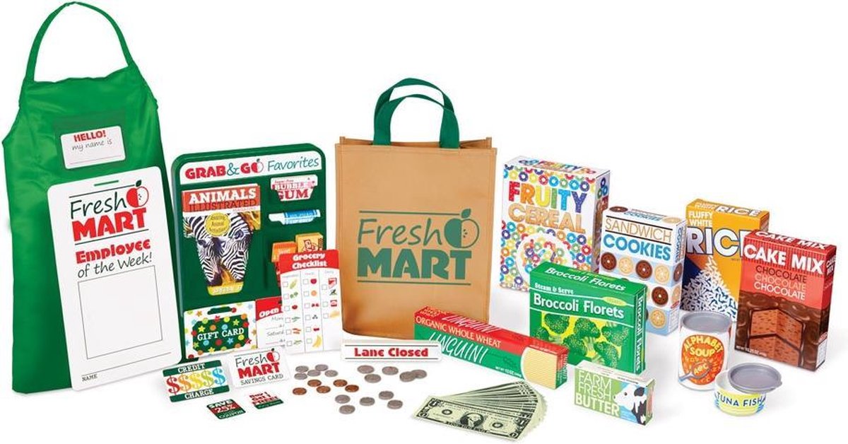 Melissa & Doug - Fresh Mart Grocery Store Companion Set (15183)