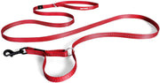EzyDog Vario 4 LITE - Hondenlijn / riem - 12mm breed - Rood