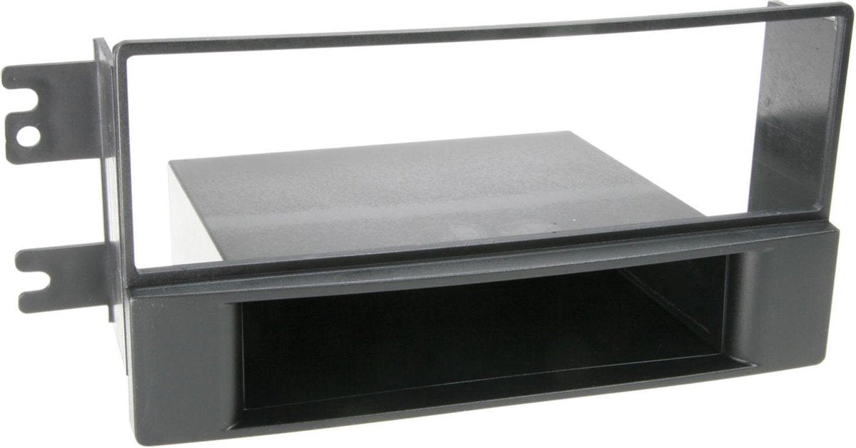 1-DIN Paneel met aflegbakje. Kia Cerato 2005-2008 Kleur: Zwart