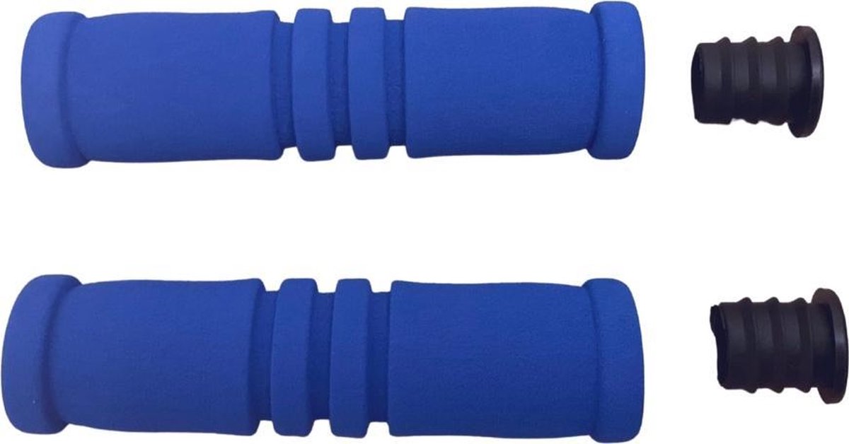 Fietshandvatten - Handvatten - Universeel - Fiets - Grips - Extra Grip – Fietshandvaten -Handvaten - Handig te monteren - Anti-slip – Fietsen – Stuur – Bikegrips - Zacht - Soft – BLAUW